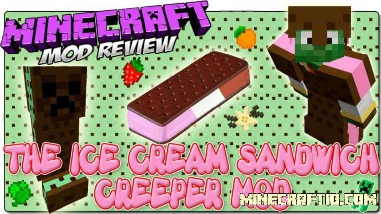 Ice Cream Sandwich Creeper mod