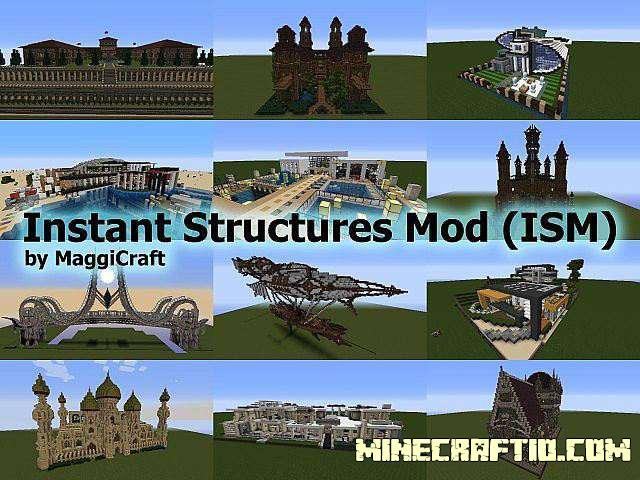 Instant Structures Mod
