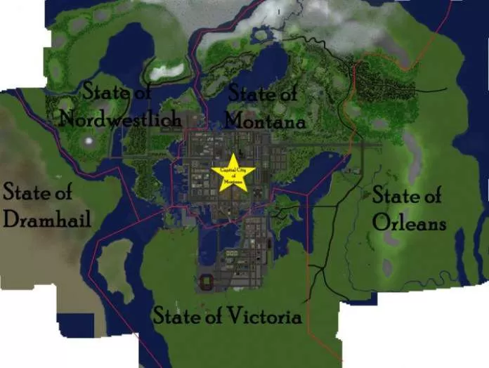 Union Islands Map