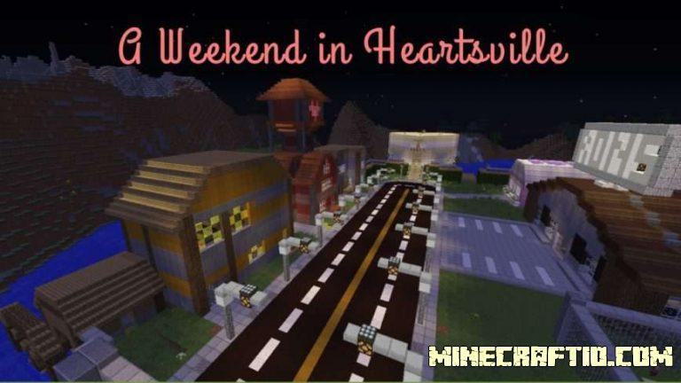 a weekend in Heartsville map