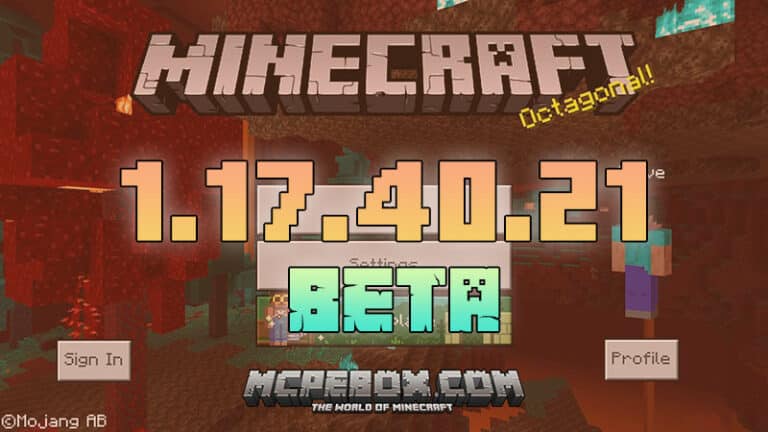 Download Minecraft PE 1.17.40.21 Beta Free 2021