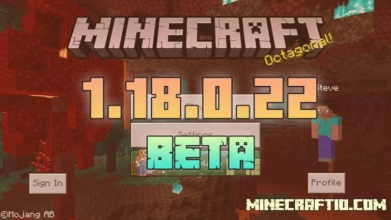 Minecraft 1.18.0.22 BETA APK