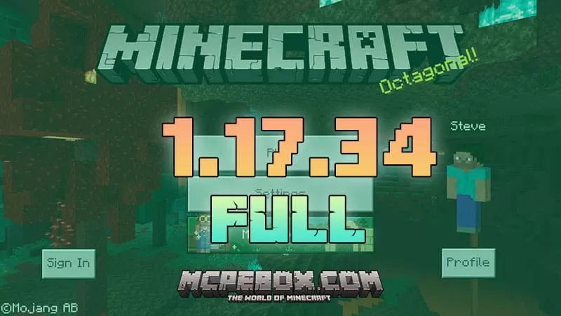 Download Minecraft PE 1.17.40 apk free: Caves & Cliffs