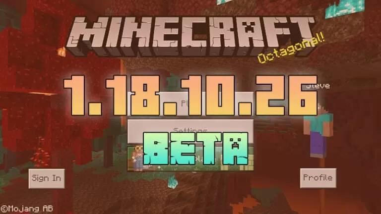 Minecraft 1.18.10.26 APK BETA Free Download